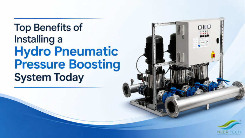 Top Benefits of Installing a Hydro Pneumatic Pressure Boosting System Today